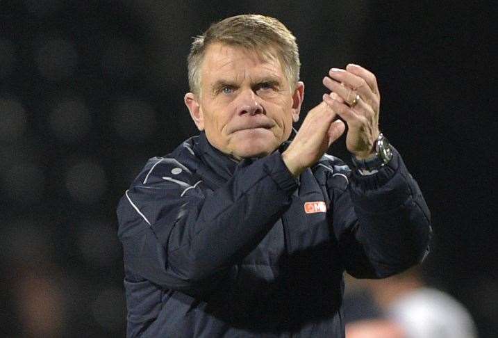 Dover Athletic manager Andy Hessenthaler. Picture: B&O Press Photo
