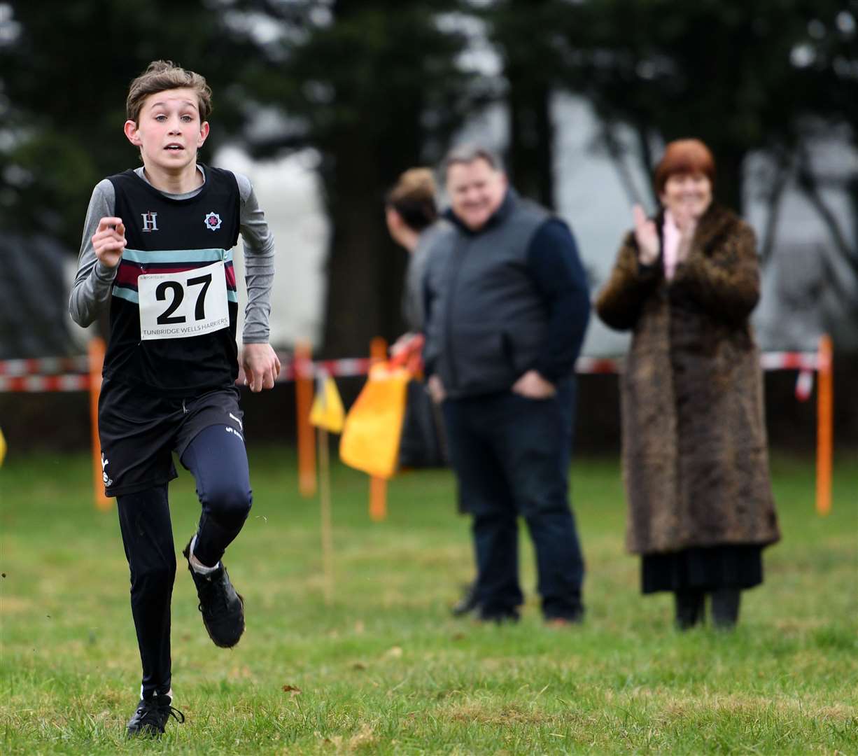 James Shaw of Bromley was third in the Year 7 boys' race. Picture: Barry Goodwin (54437760)