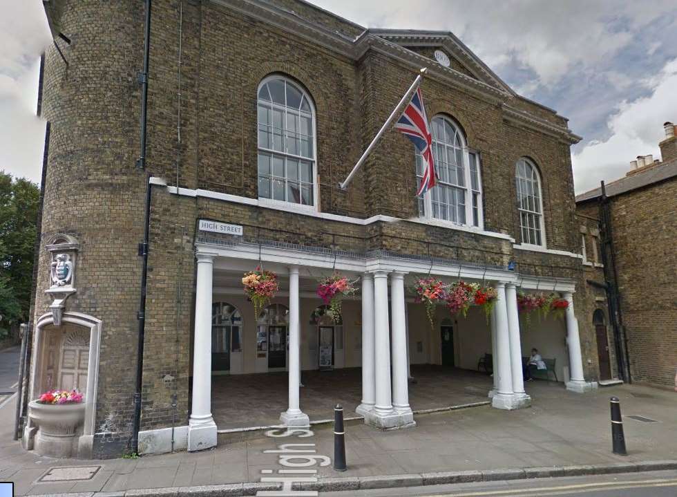 The Undercroft beneath Deal Town Hall. Picture: Google Maps