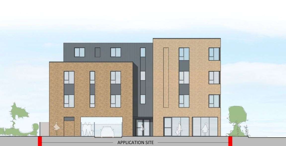 Proposed plans for the former Old House at Home pub in Sheerness High Street