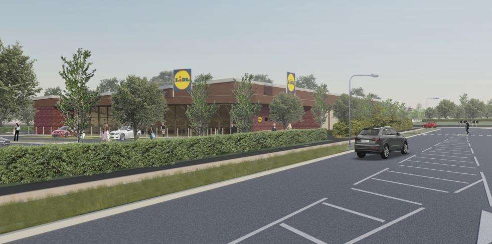 An image depicting how the store might look. Picture: Lidl