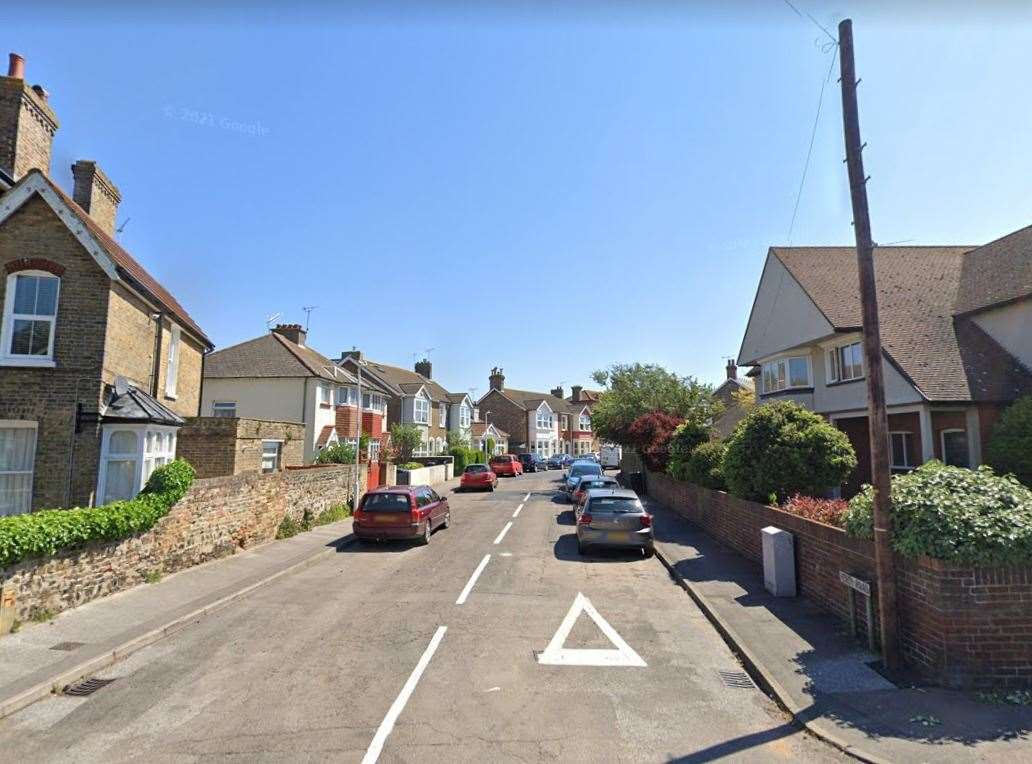 A man sustained a head injury in an electric scooter crash in Percy Road, Broadstairs. Picture: Google Street View