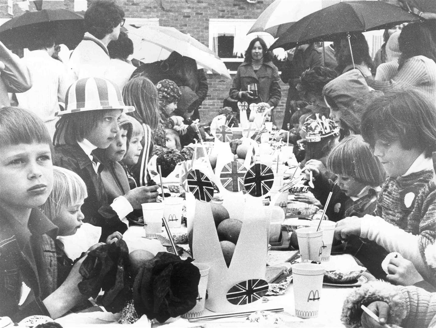 Street parties are the most popular and renowned events for celebrating a royal achievement. This one was held in Ragstone Road, Bearsted