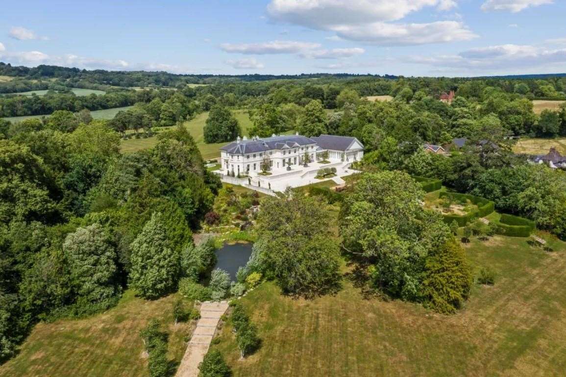 The house commands an imposing position. Picture: Zoopla / Knight Frank