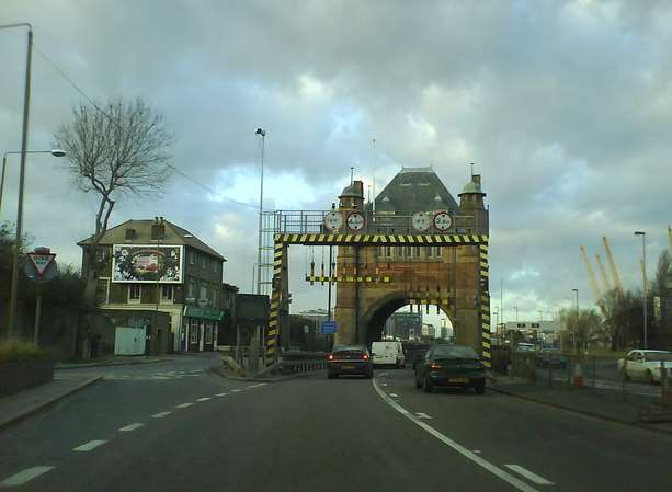 The approach to the Blackwall Tunnel. File picture: Danny Robinson