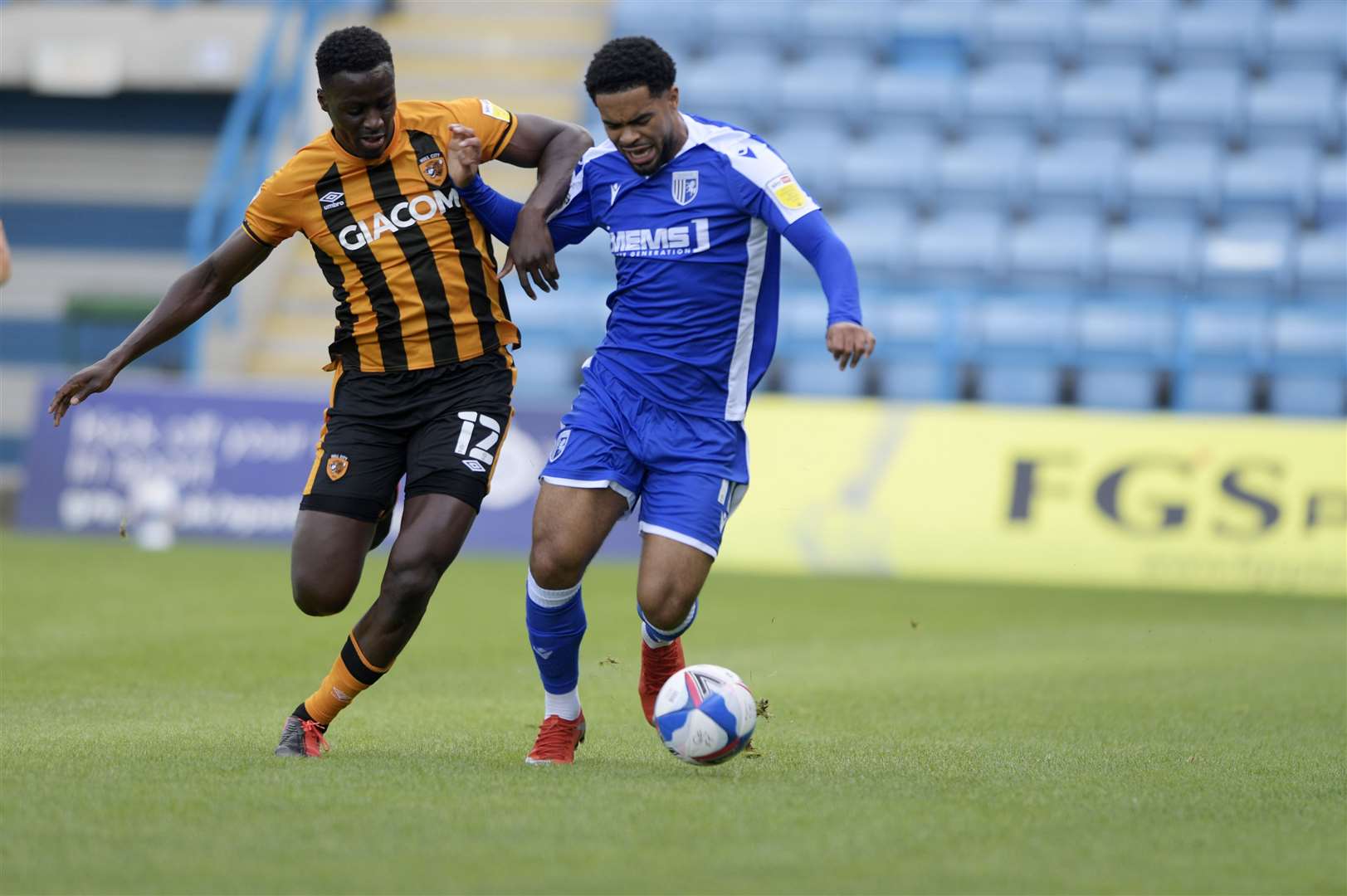 Trae Coyle was replaced by the Gills at the break Picture: Barry Goodwin