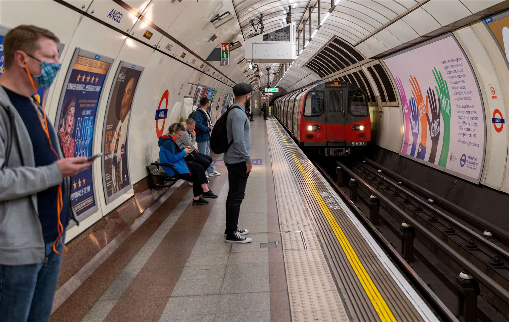 Action is also taking place on the tube on October 4 and 6