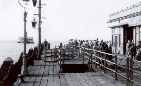 Sheerness Pier in the 1930s