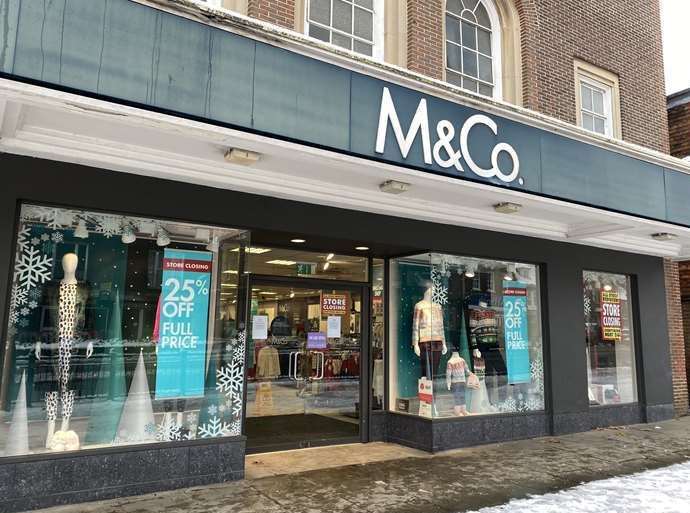 The Tenterden M&Co store was one of several in the county to close. Picture: Sue Ferguson