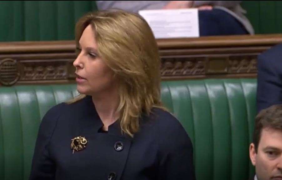 MP Natalie Elphicke raised concerns about the migrant problem. Picture: the Office of Natalie Elphicke MP