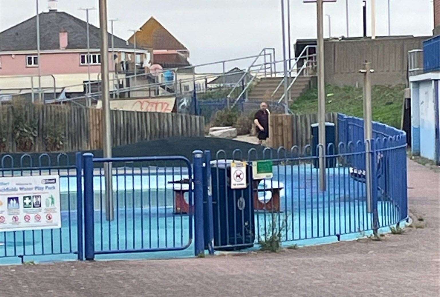 Sheerness' popular paddling pool was targeted by thugs last night. Picture: Sheppey Leisure Complex