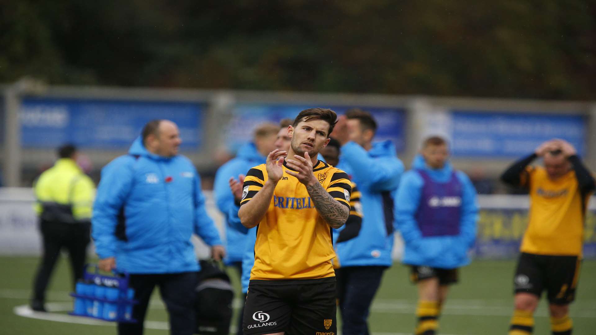 James Rogers sums up the mood at full-time Picture: Andy Jones