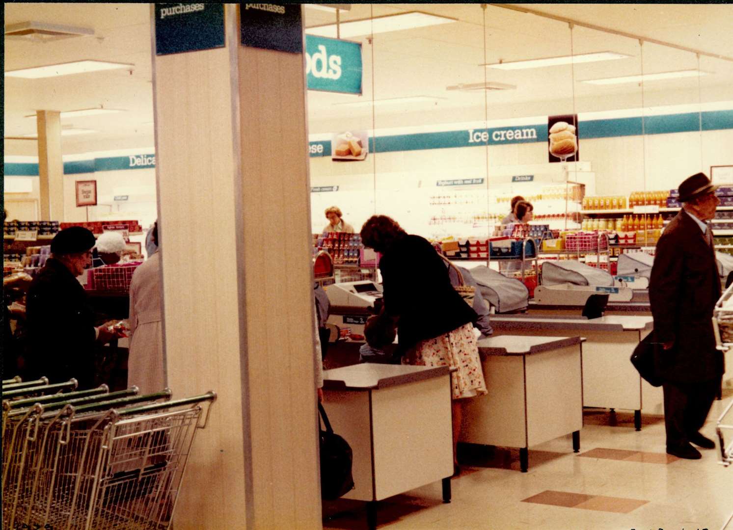 The food section in Marks & Spencer in 1979. Picture: M&S Archive/Steve Salter