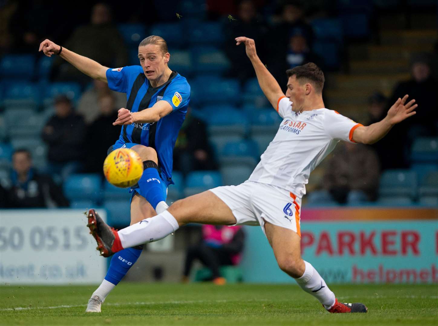 Gillingham will hope to have Tom Eaves back for Boxing Day Picture: Ady Kerry
