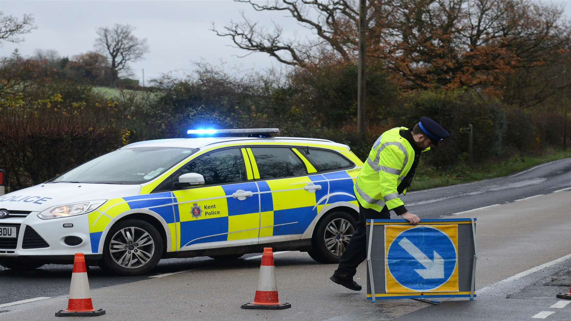 Police closed the A28 for six hours after the crash