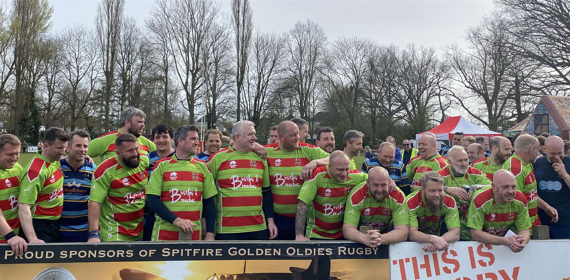 Plate runners-up Old Gravesendians. Picture: Richard Ewence / Maidstone RFC
