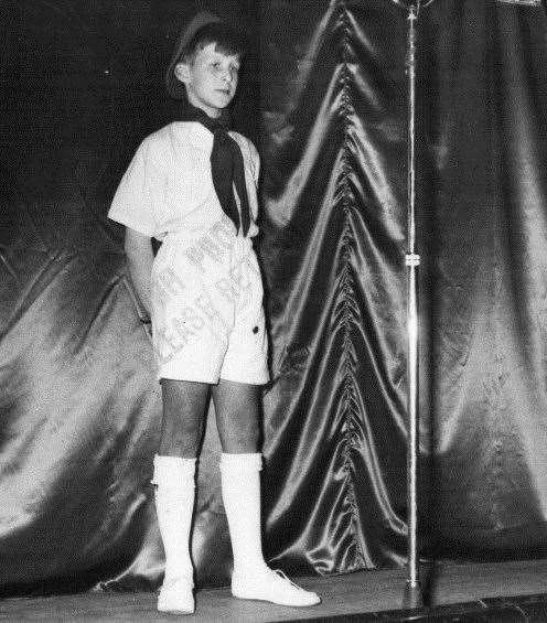 A member of the !st Northfleet Scout Group, pictured in the 1960s