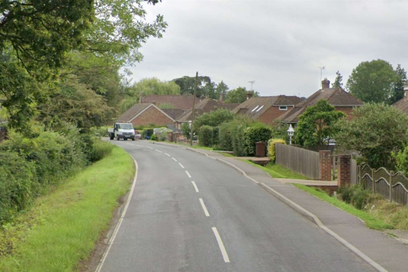 The incident happened on Mill Road in Bethersden, near Ashford. Photo: Google Street View