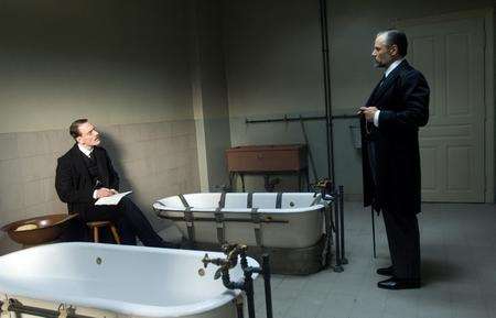 Viggo Mortensen as Sigmund Freud and Michael Fassbender as Carl Jung. Picture: PA Photo/Lionsgate