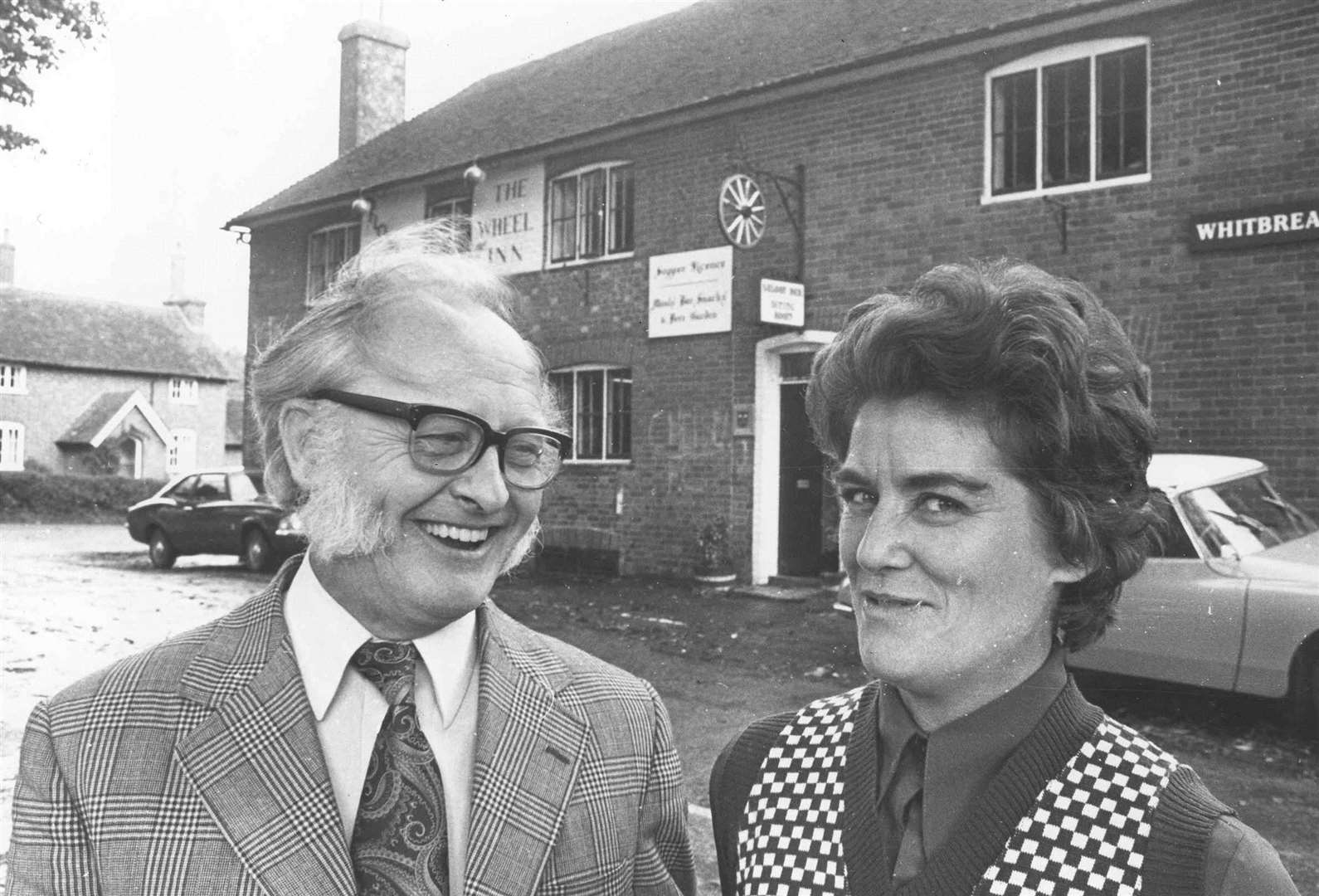 Wilf and Ann Southwick, pictured in October 1974, used to run The Wheel