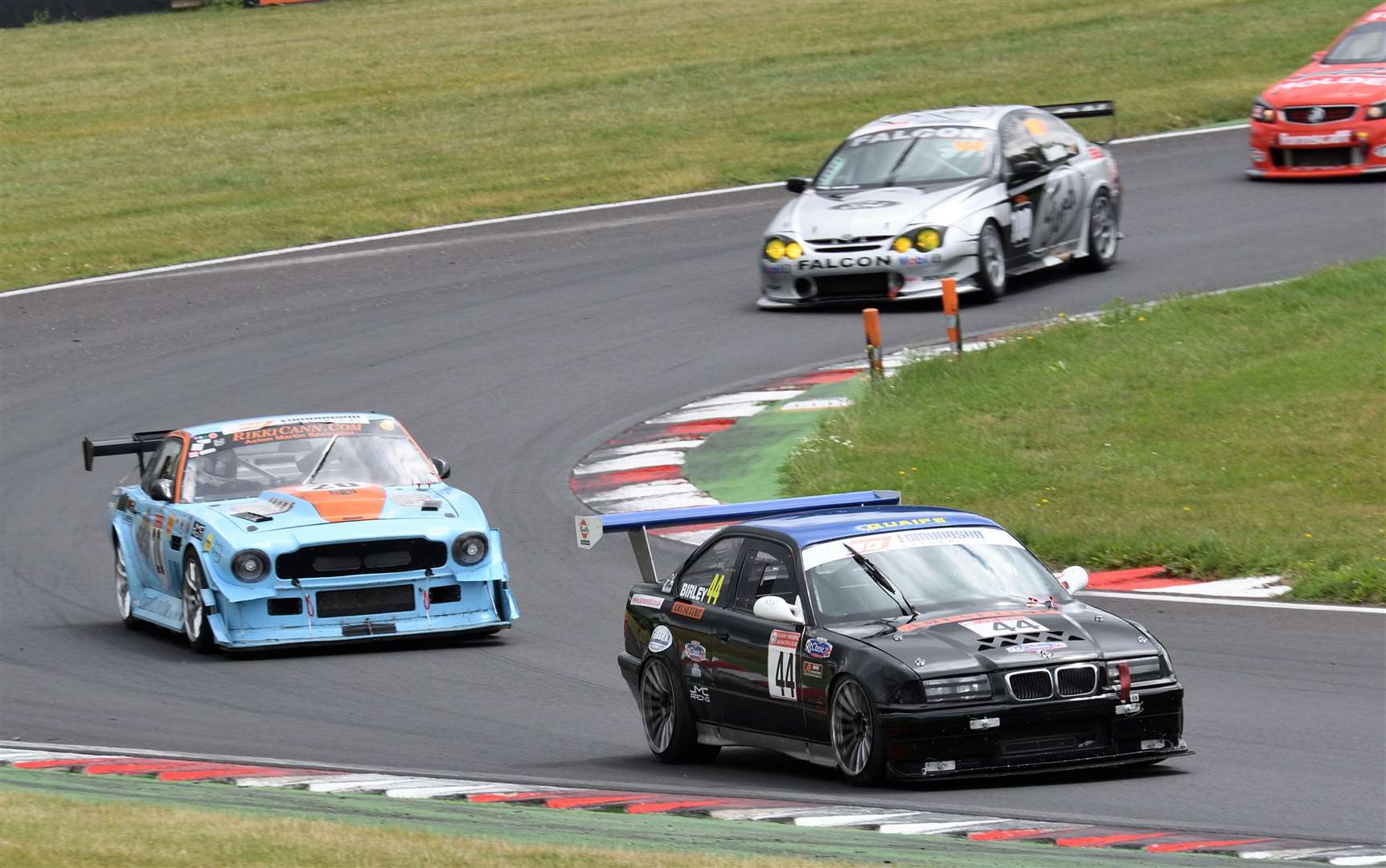 Rod Birley, from West Kingsdown, scored a third and fourth in class in the Classic Thunder races on Saturday in his BMW E36. Picture: Simon Hildrew