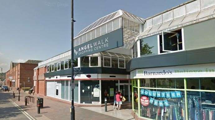 The Angel Walk Shopping Centre in Tonbridge. Picture: Google Street View