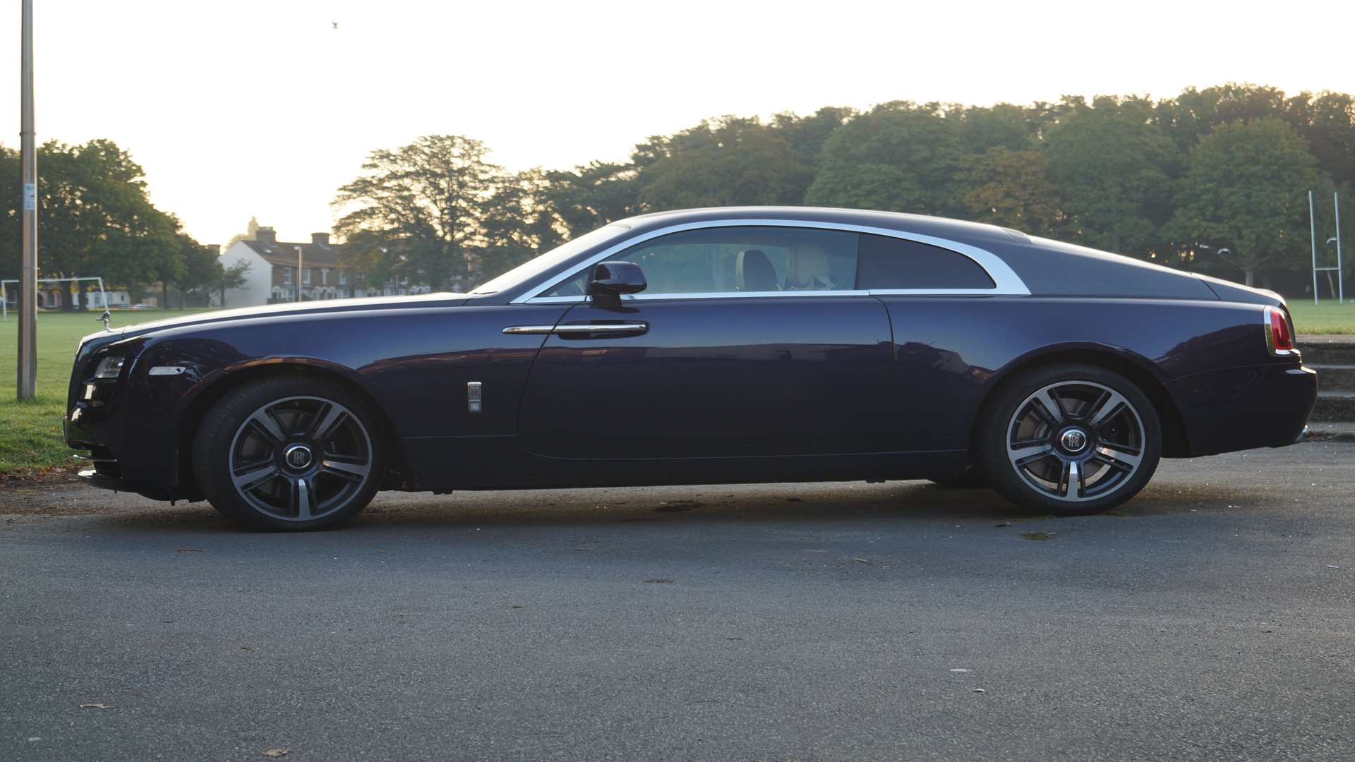 The two-door fastback body is unmistakeably Rolls-Royce