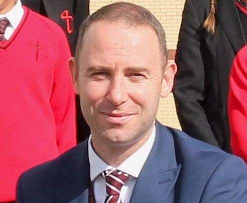 Damian McBeath, principal of the John Wallis Academy in Ashford. Picture: John Wallis Academy