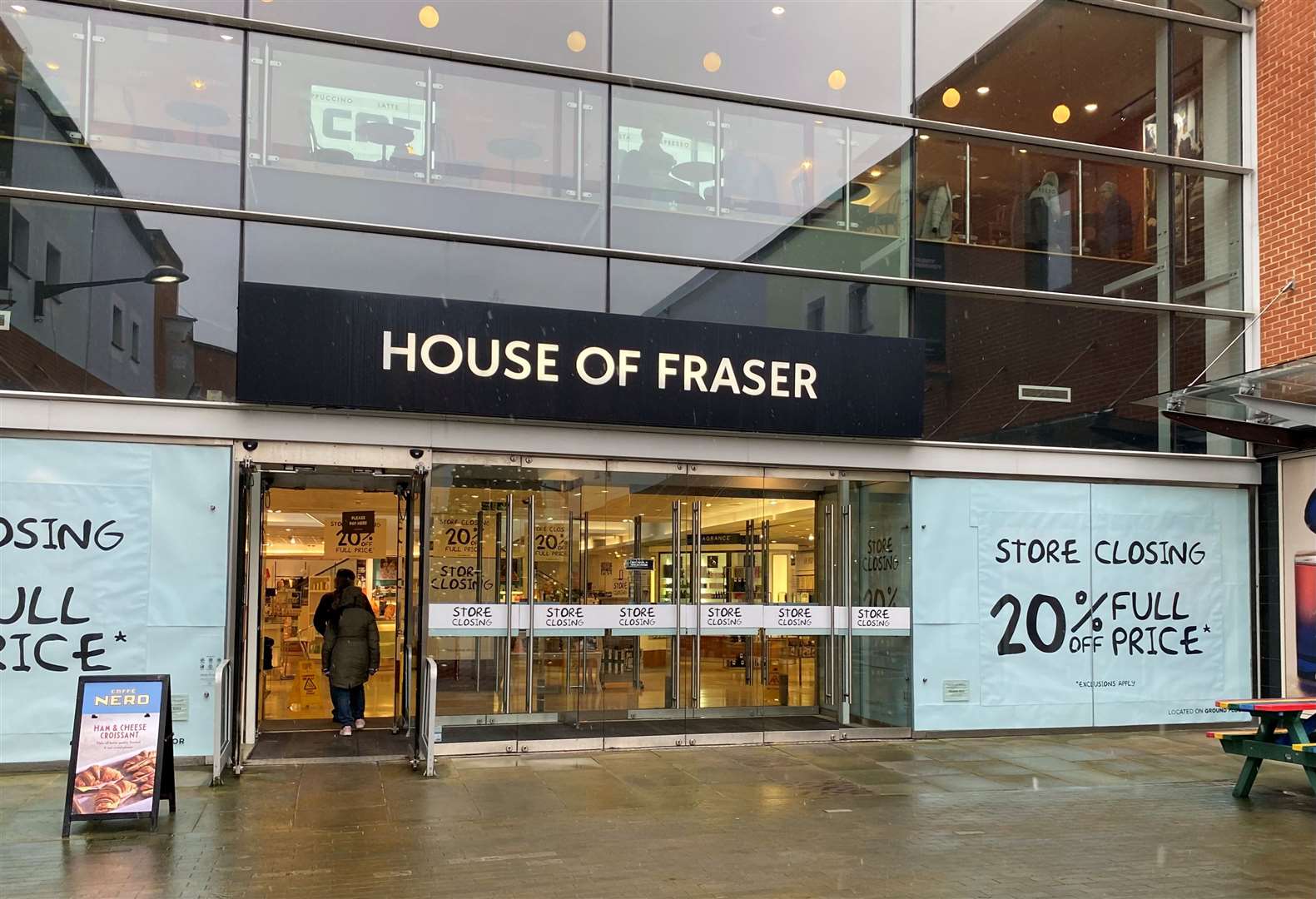 It will be moving into House of Fraser, which is having a six-month refit