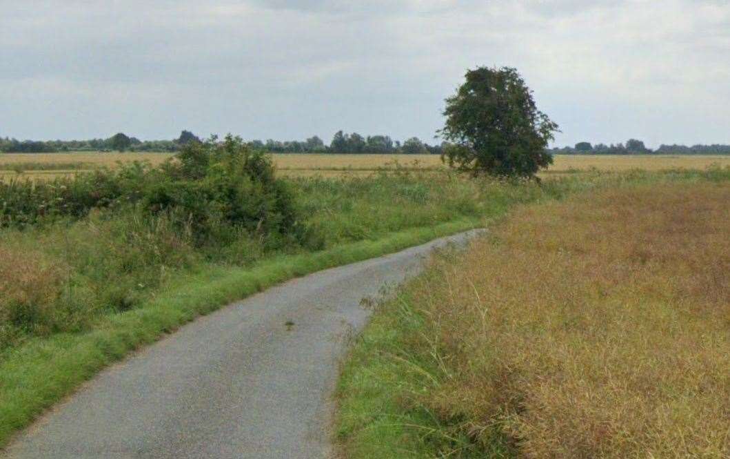 Police were called to the Ham Mill Lane area on Romney Marsh. Picture: Google