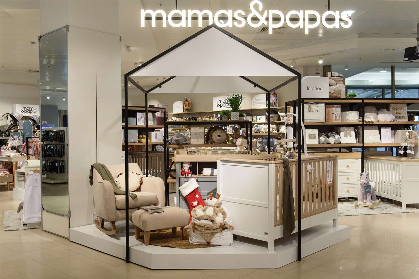 Mamas & Papas has opened a new shop inside of Marks & Spencer, in Bluewater