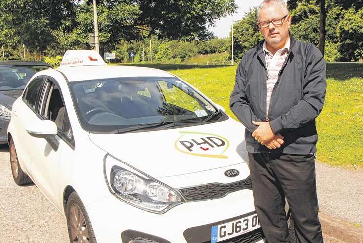 Driving instructor Philip Hunt, who has made it his mission to expose dangerous drivers and pedestrians