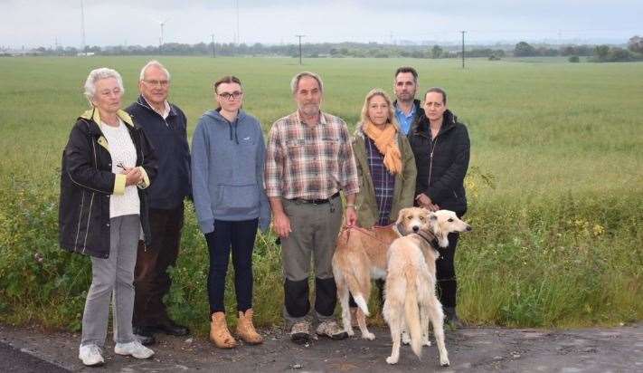 Neighbours are opposing plans for a stock car racing track a few hundred metres from their homes