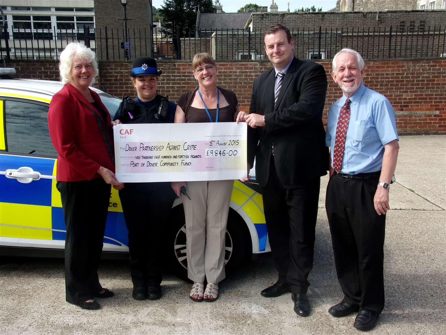 Dover Partnership Against Crime has received funding from the Port of Dover Community Fund