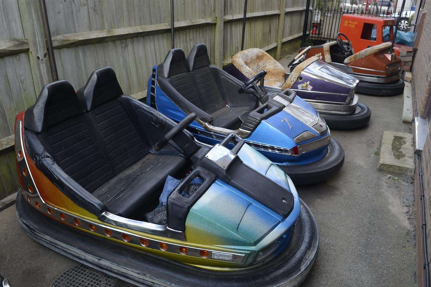 Just some of the dodgems collected by Peter Ward. Picture: Chris Davey
