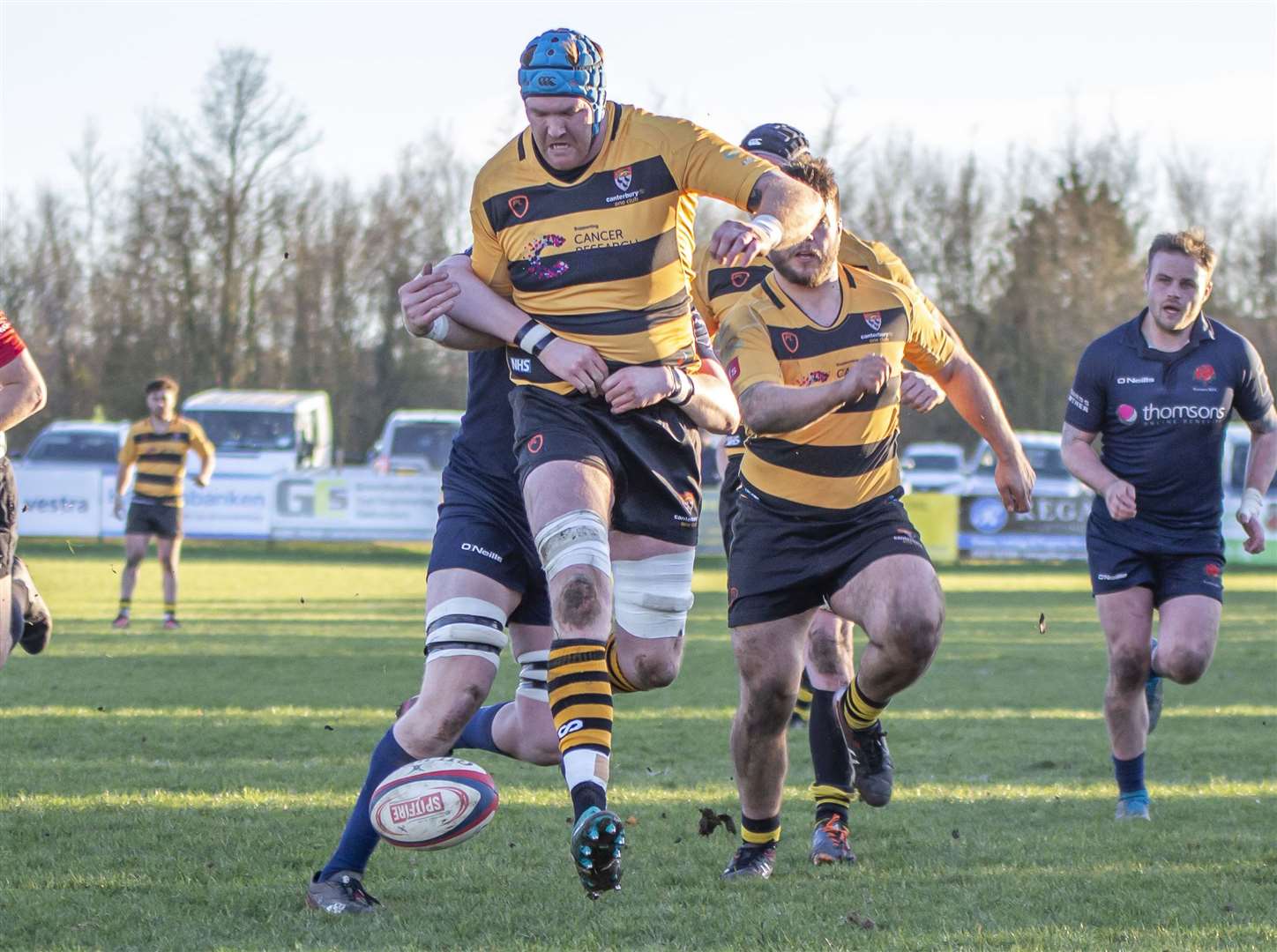 Dave Irvine, who has joined Canterbury Rugby Club after a loan spell last season from Tonbridge Juddians. Picture: Phillipa Hilton