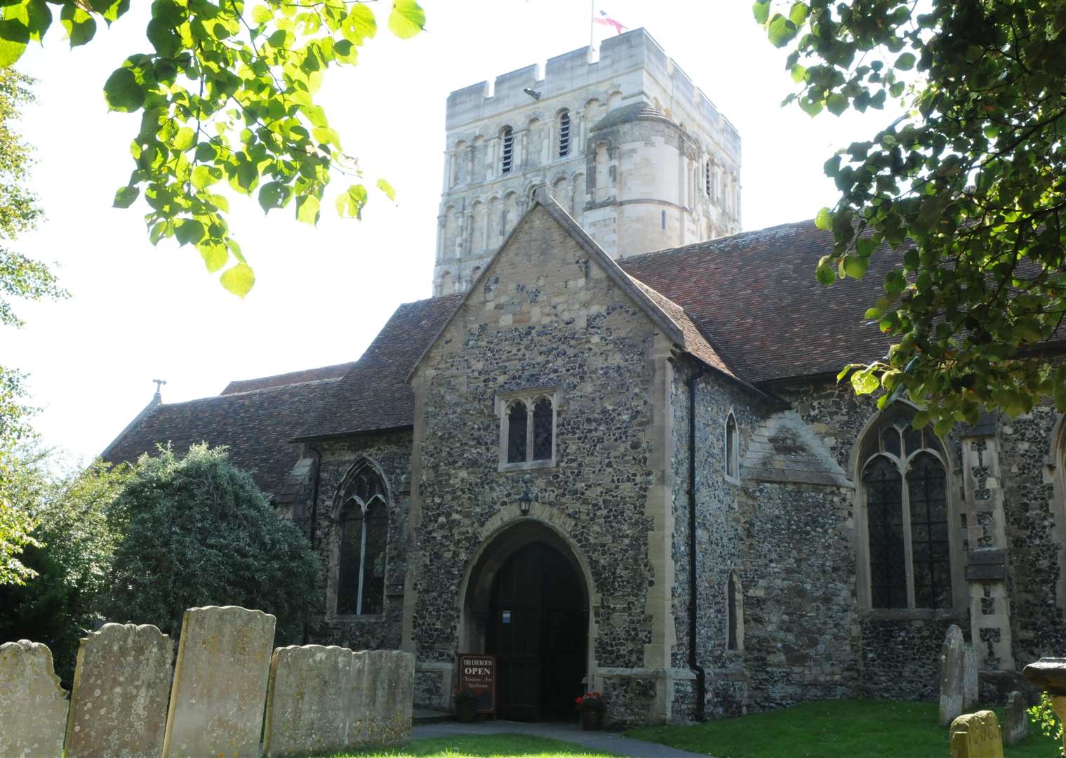 St Clement's Church in Sandwich had to extend its graveyard for plague victims