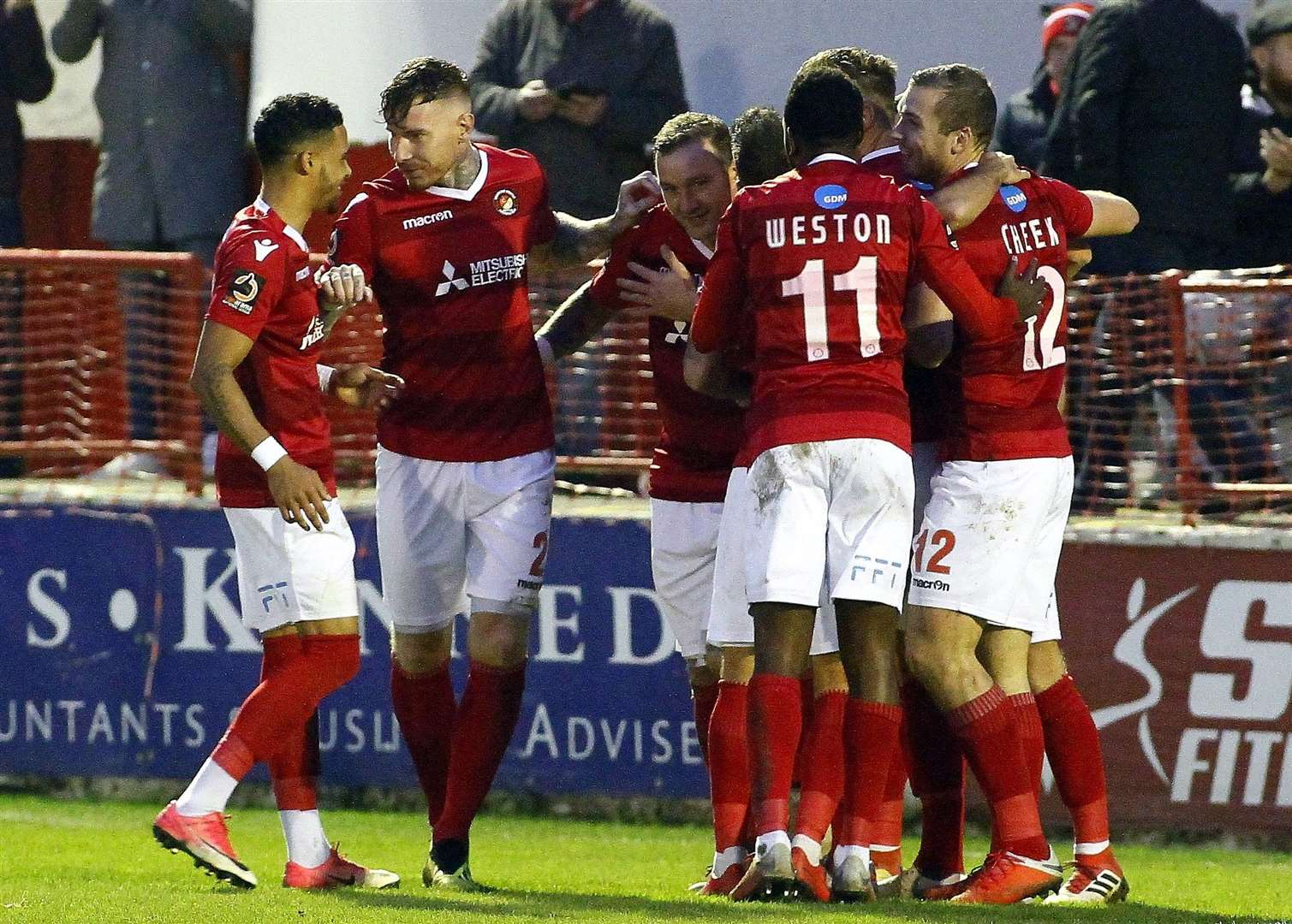 Ebbsfleet have gone seven league games without losing Picture: Sean Aidan