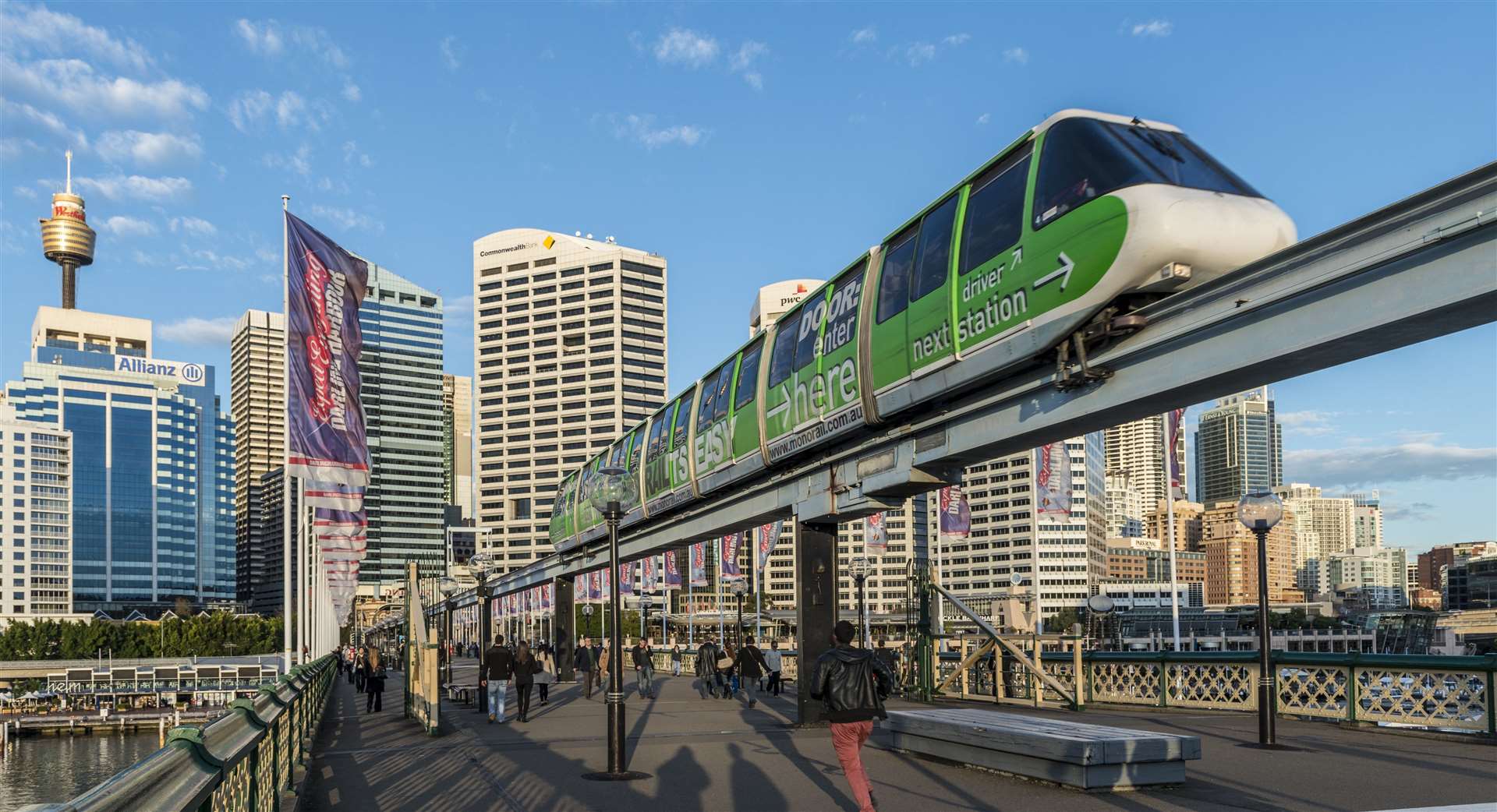 The Sydney monorail, pictured in 2012, closed a year later