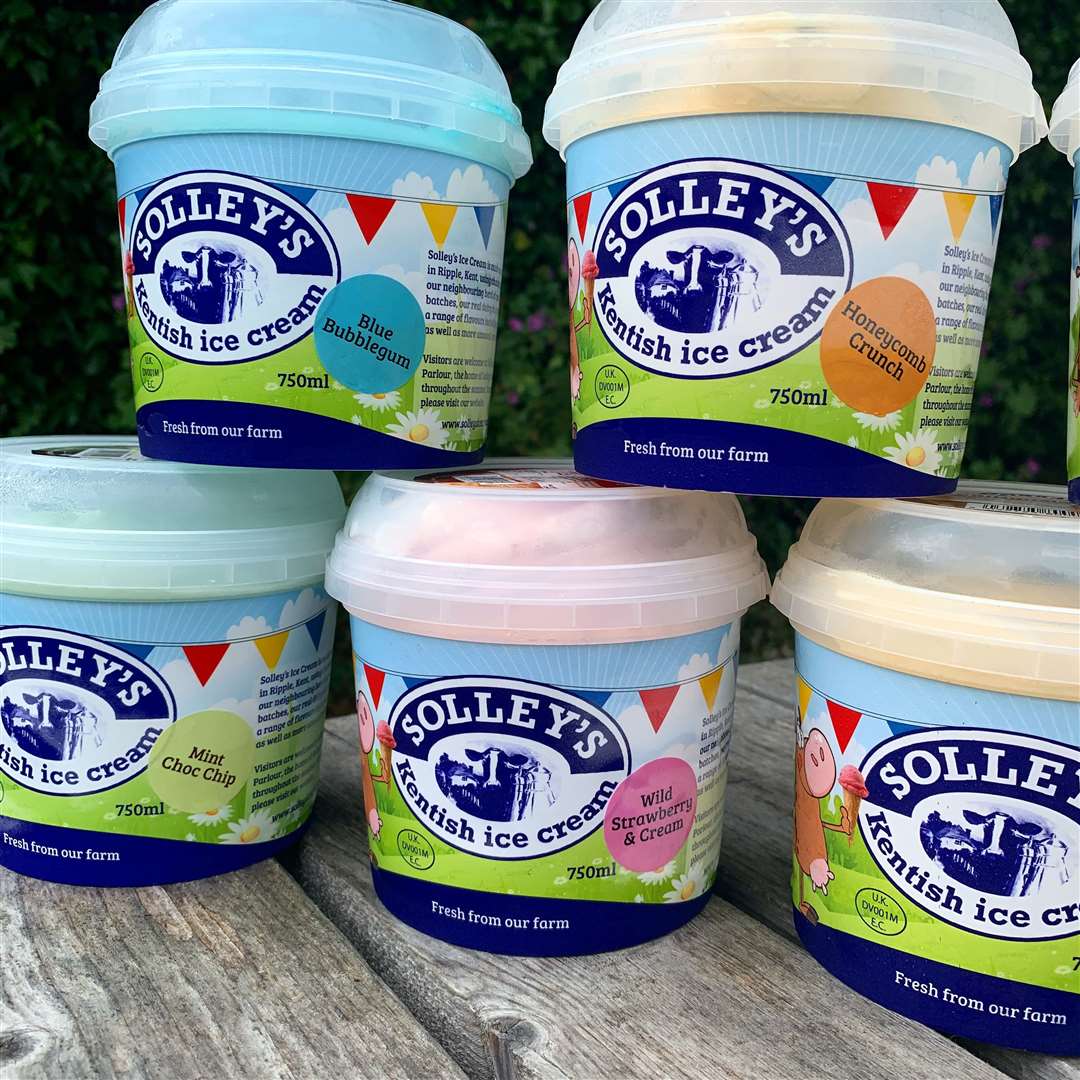 Solley's Kentish Ice Cream is based in Deal