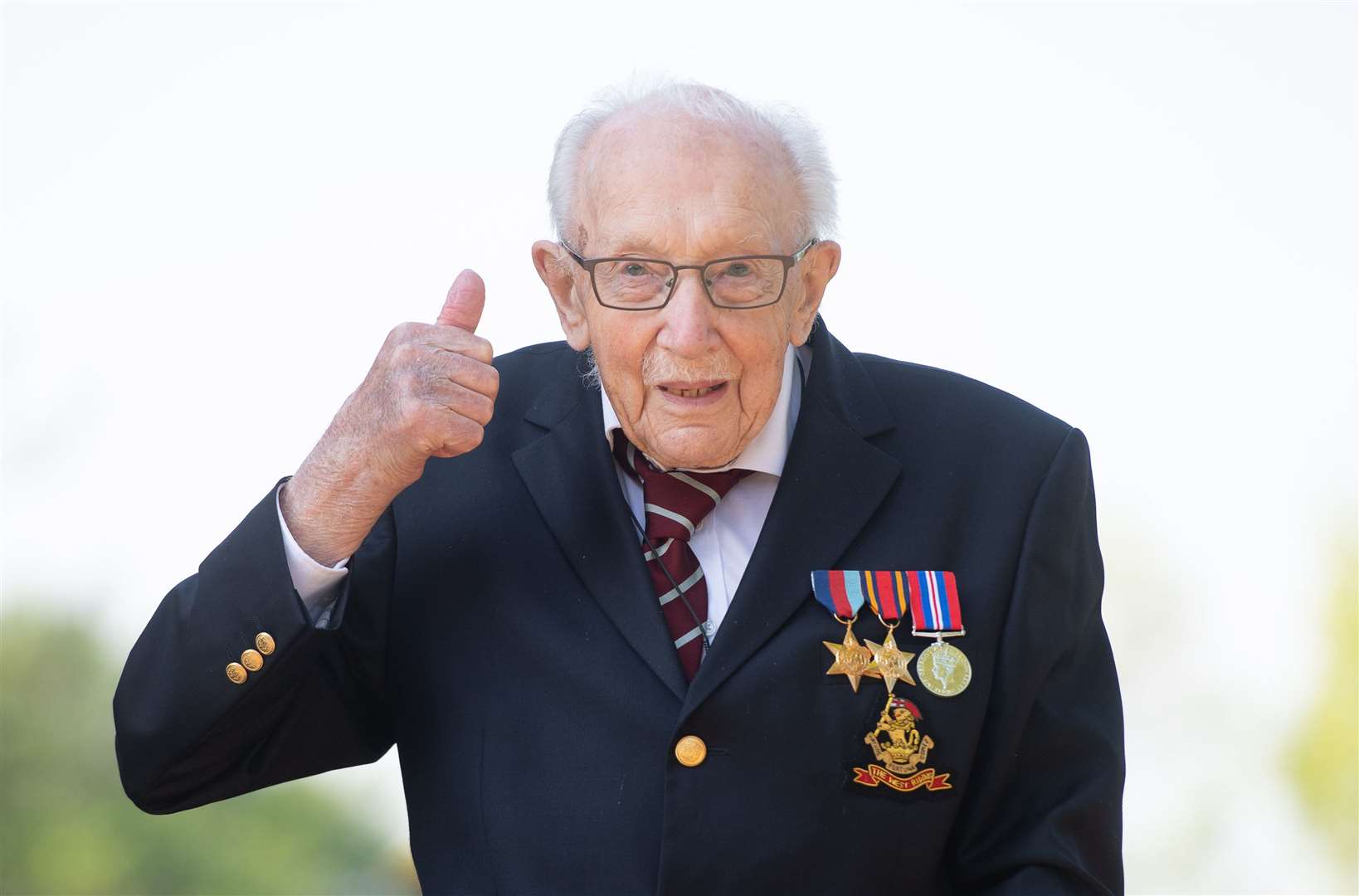 Captain Sir Tom Moore is looking forward to the special ceremony (Joe Giddens/PA)