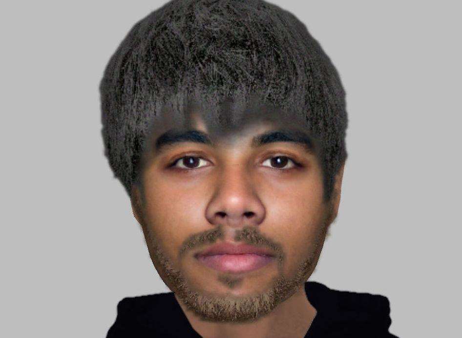 Police have released this e-fit following the robbery. Picture: Kent Police