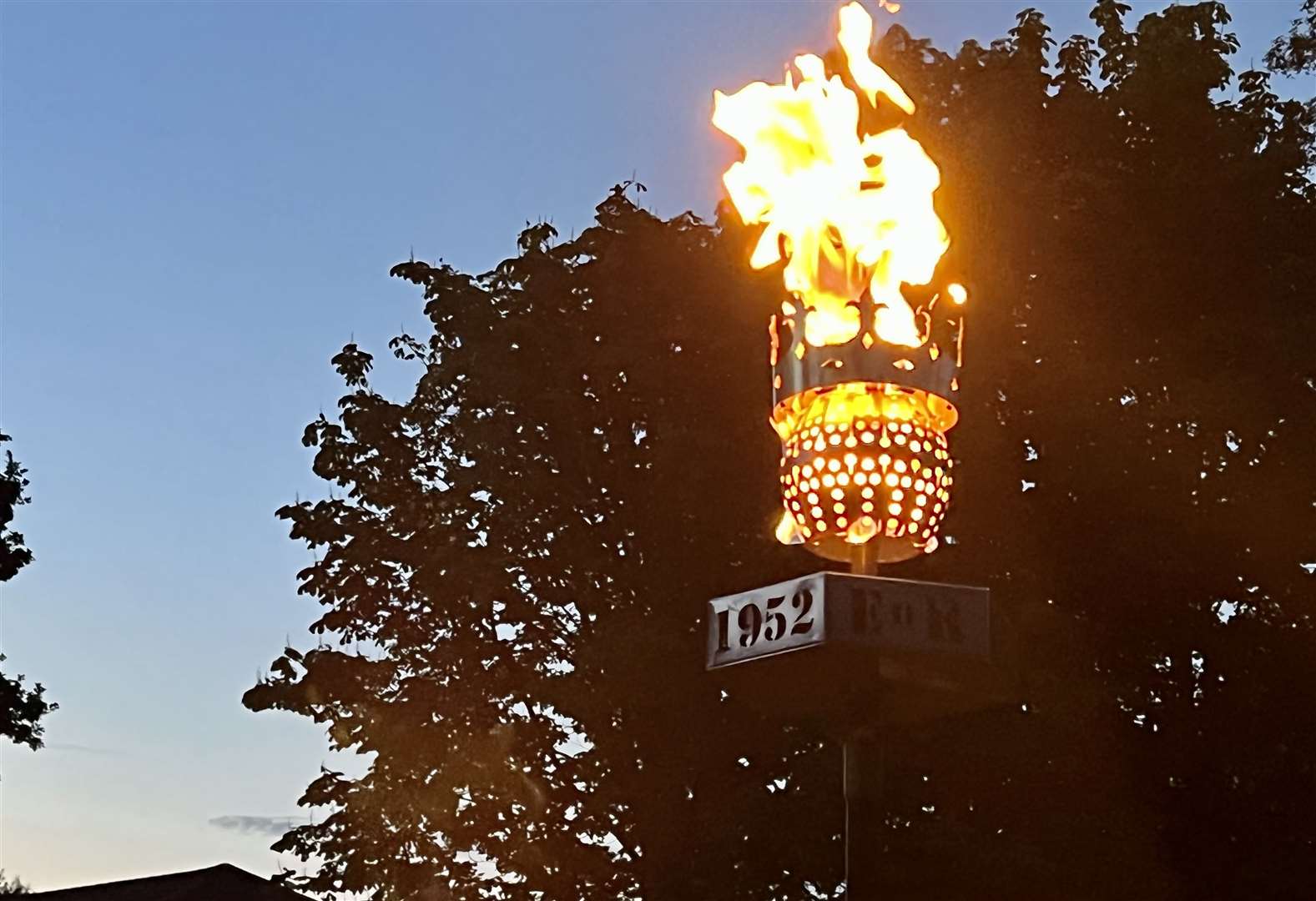 Thousands of beacons were lit last night to mark the start of the four day weekend