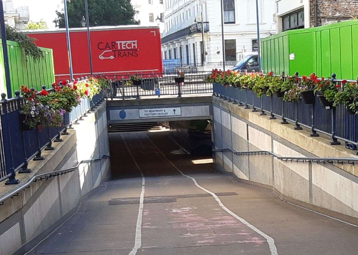 A man in his 60s was robbed on Monday night when walking through the underpass on Bench Street towards New Bridge