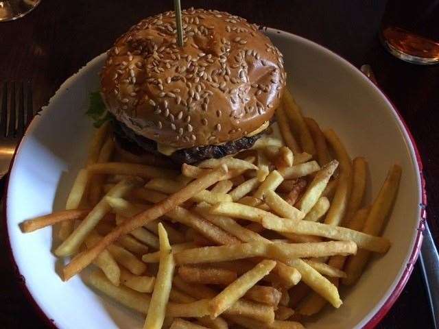 The french fries served with Mrs SD’s cowboy burger were plentiful, if a little on the cool side – again £9.95 with a drink