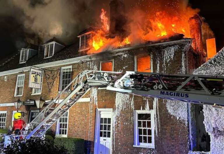 Plans submitted to reconstruct the Dirty Habit in Hollingbourne after devastating fire