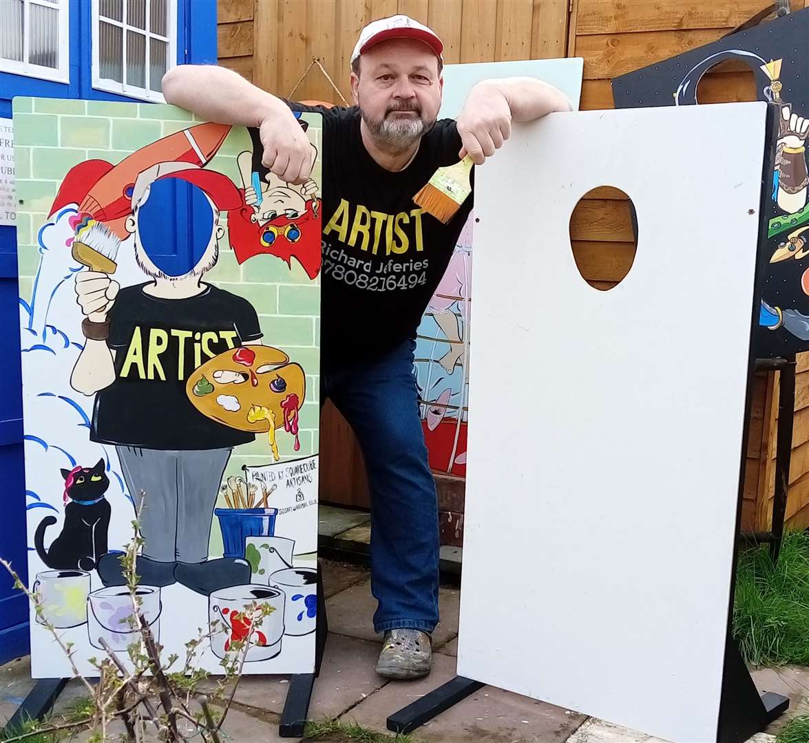 Artist Richard Jeferies is seeking suggestions for a series of 20 face boards to be installed as part of Sheppey's first Festival of the Sea in Sheerness in August