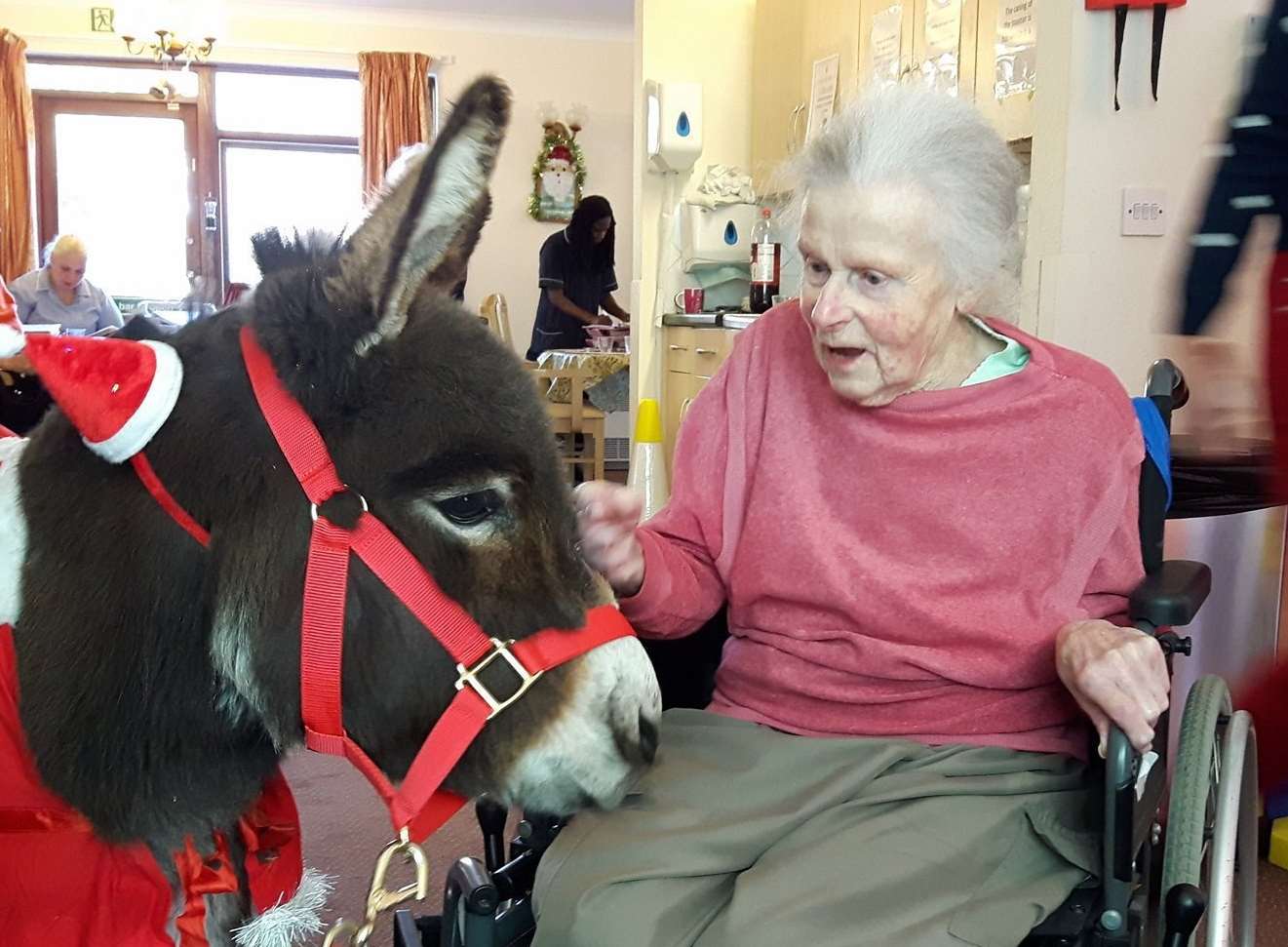 Lorna Eastwood, 93, with Little Annie