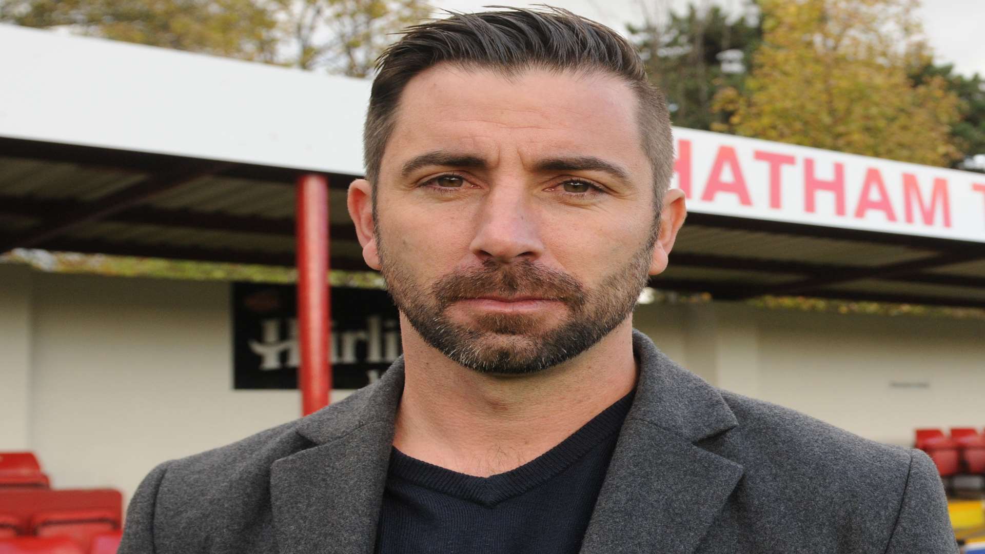 Chatham Town manager Kevin Horlock Picture: Steve Crispe
