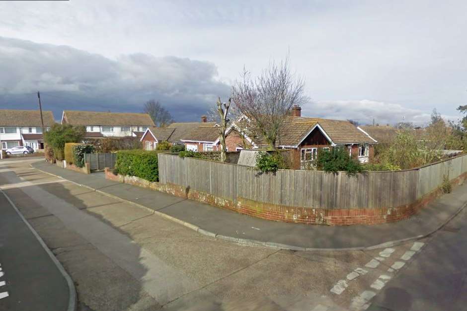 Walner Gardens in New Romney where Halloween vandals smashed a window of a house with a plant pot. Picture: Google